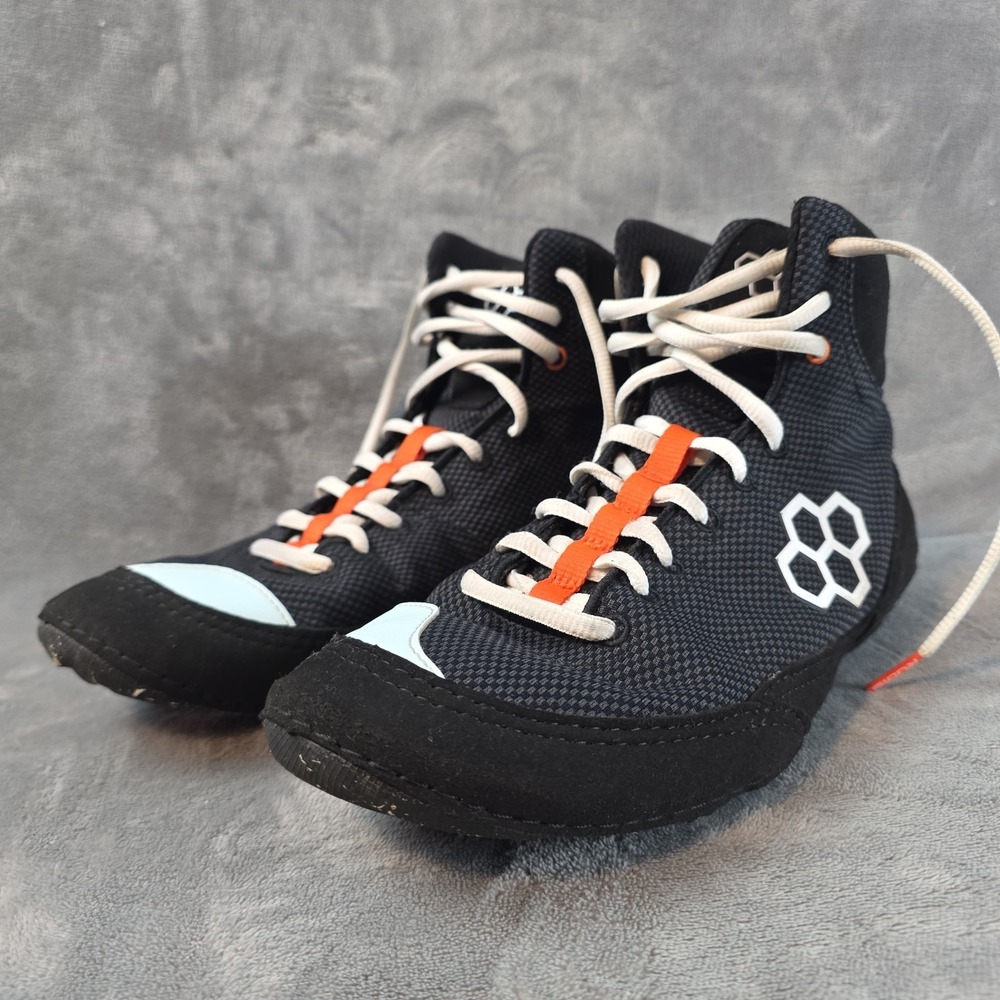 Rudis Colt 2.0 Wrestling Shoes Black High Top Combat Sport Sneakers Men Size 9.5